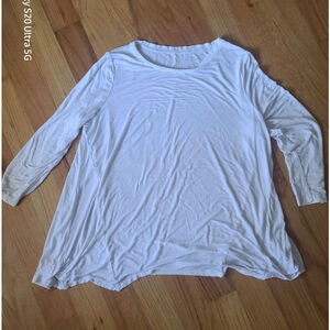 New Directions size XL white long sleeve  Tunic top